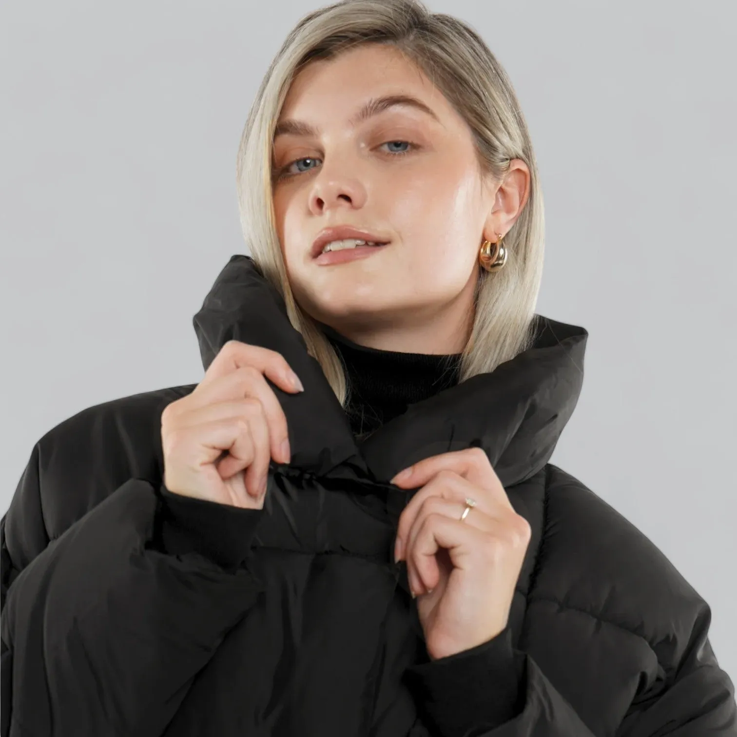Women's Waterproof Belted Puffer Down Jacket | Insulated, Lightweight, Stylish Outerwear for Cold Weather