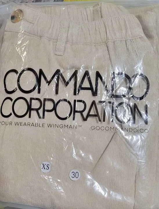 WOOF Commando Safe Corduroy Pants - Warm Sands - XS,30