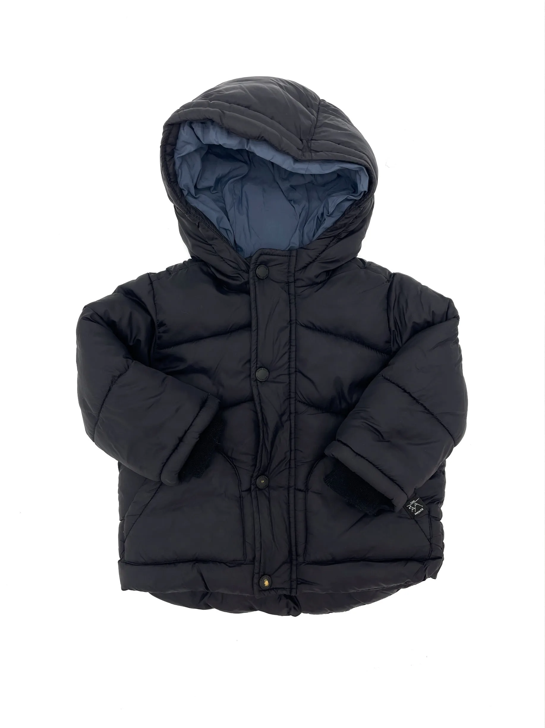 Zara puffer coat - 9-12m
